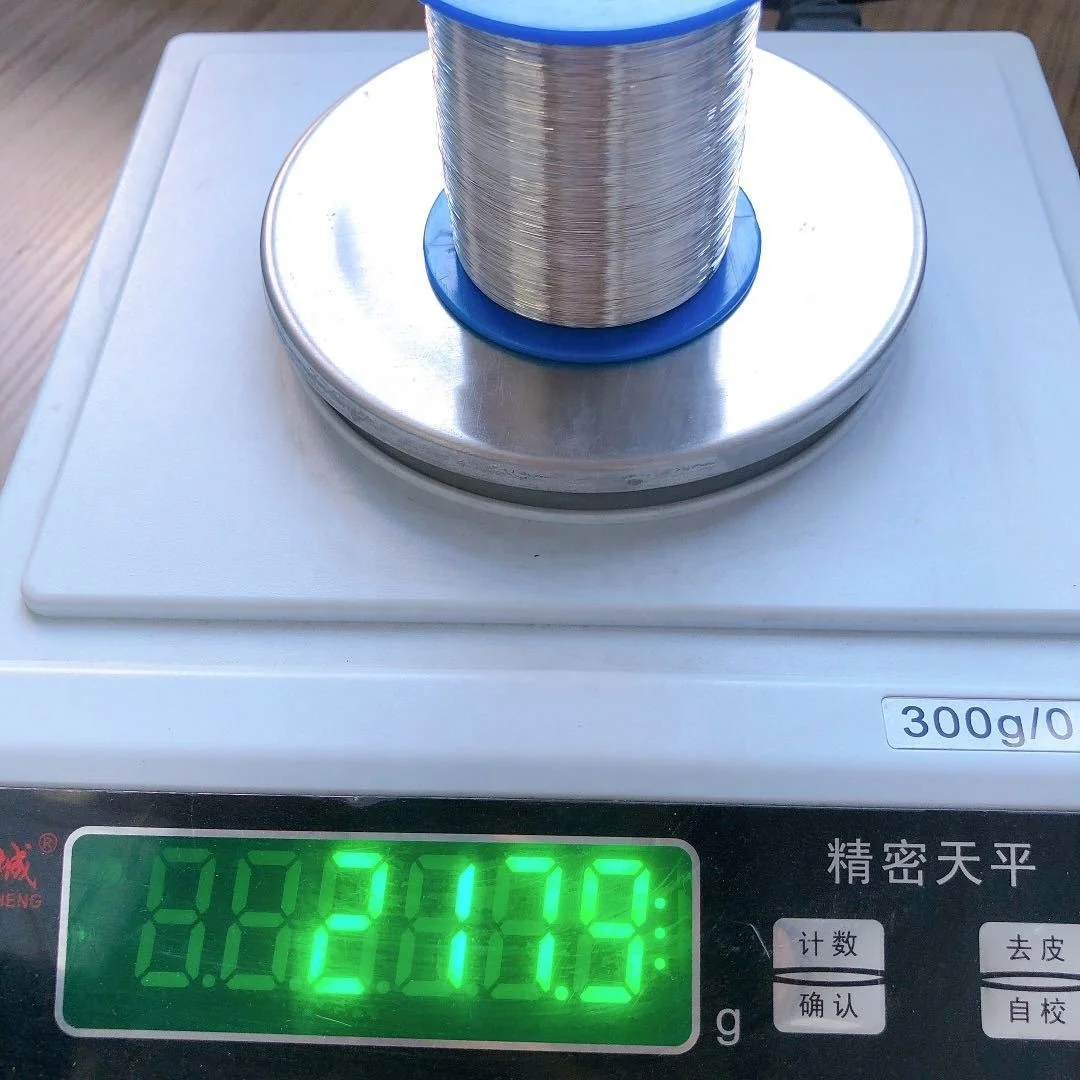 0.1mm 0.2mm 0.3mm 0.4mm 0.5mm 99.99% Purity Platinum Alloy Wire Precious Metal Platinum Wire for Medical Devices