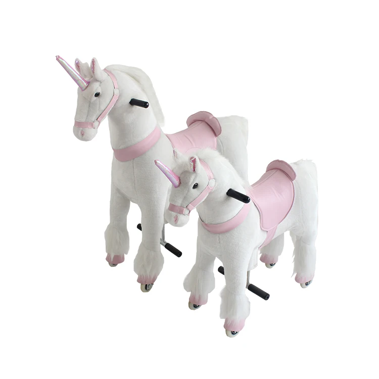 Top Quality Large Mechanical Horse Riding Toy Walking Toy Unicorn Horse