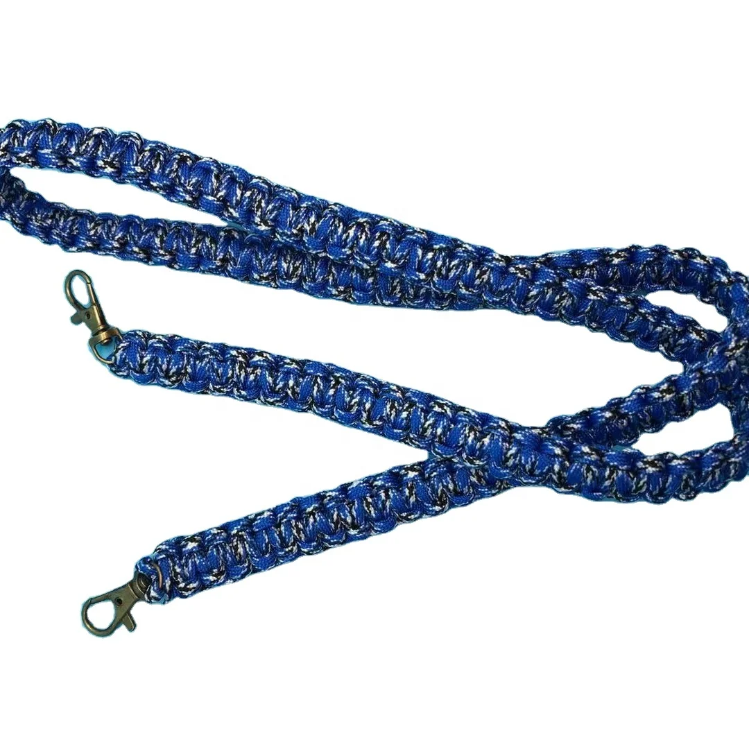 Custom made 550 paracord braided bag strap shoulder neck strap Handmade weave paracord rope shoulder bag strap