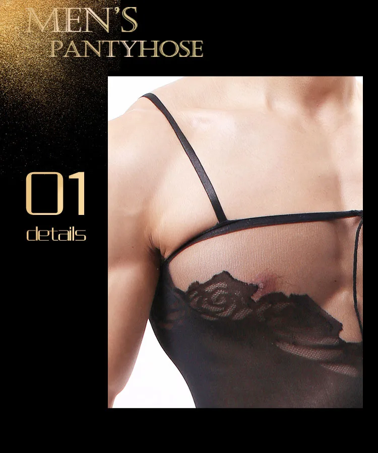 Hot Sexy Costumes Bodysuit Sleepwear Underwear Hose Men Sexy Lingerie Intimates Net Pantyhose Netting Porno Exotic Stocking