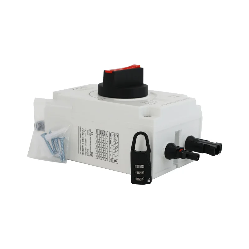 1000VDC 1500VDC 32A 63A DC Solar Isolation Isolator Switch 32A 63A 80A 100A