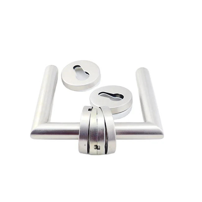 Top selling 53 mm rubber rose pvc door handle