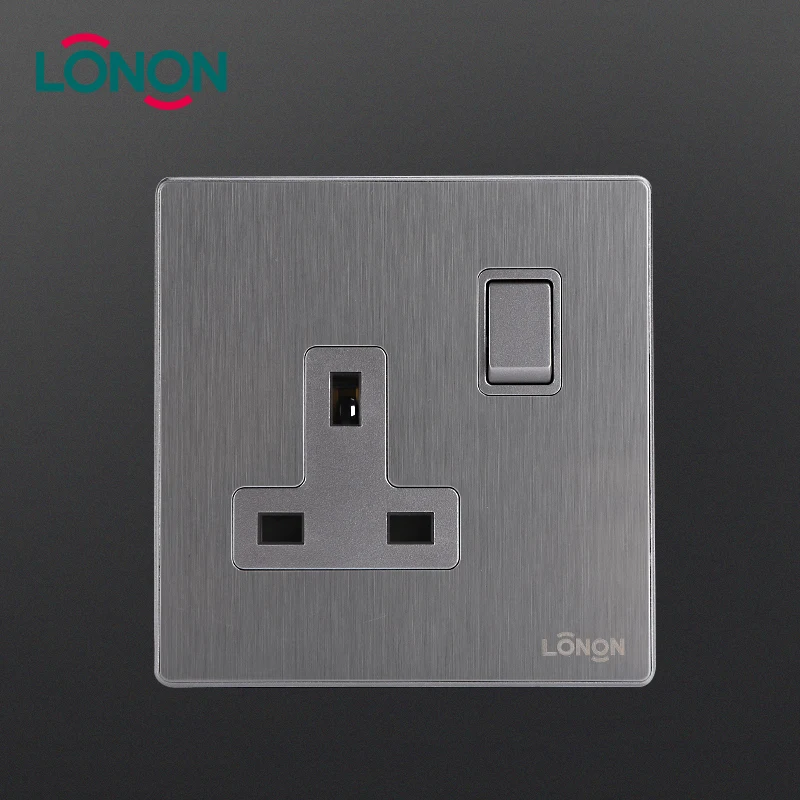Hot Sale UK 1g 13a socket with switch