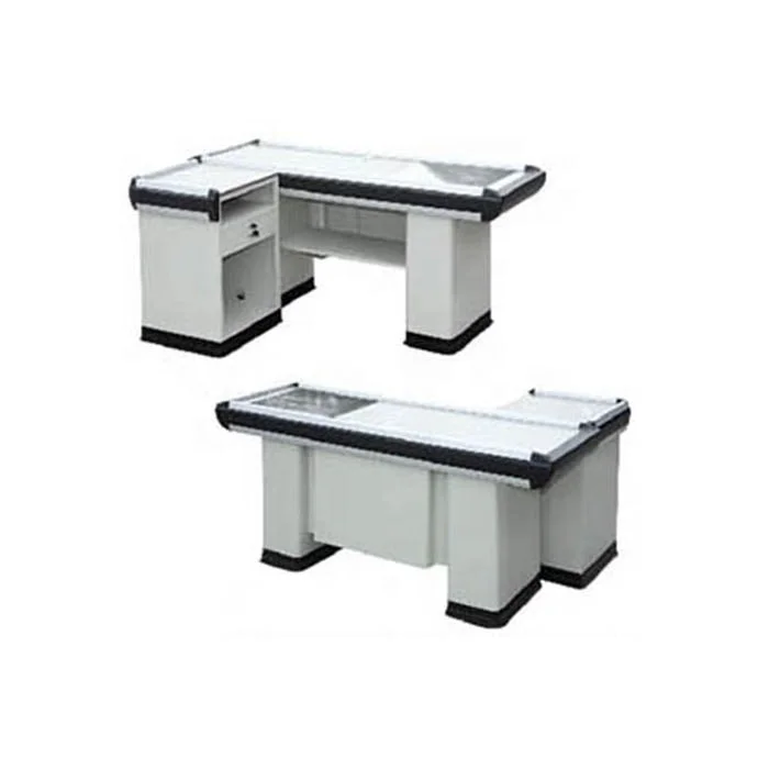 
2020 new style can be customized supermarket cashier counter table 