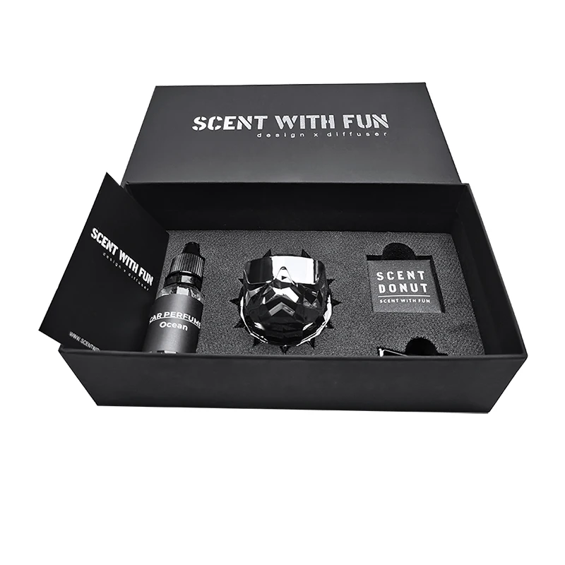 
High Quality Auto Accessory Car Parfum Vent Clip Luxury Perfume Custom Vehicle Korean Bulldog Head Decoration Car Air Freshener <span style=