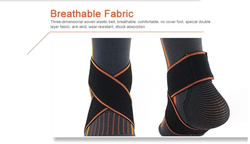 Ankle Brace Protector Compression Pad Elastic Nylon Strap  basketball  sport