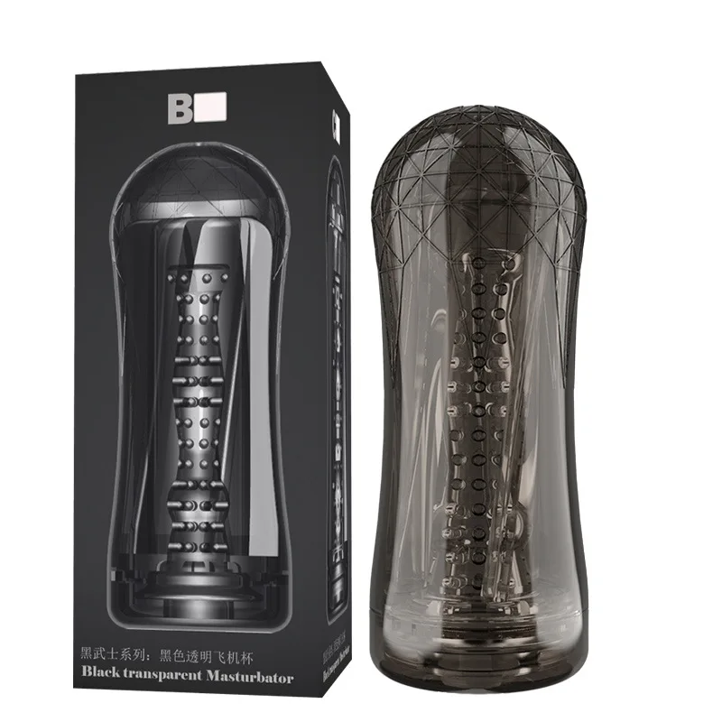 Factory Price Customized Transparent Red Black Vagina Aircraft Masturbation Cup Men Sex Toys For Male
