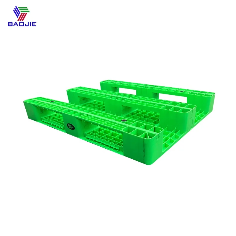 Hot Sale 1200x1000mm Flat Top Green and Red Colors Plastic Pallets