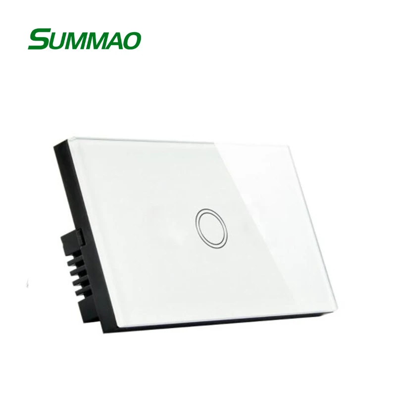 Smart Touch Glass Coated Switch Board Wall Breaker Touch Sensor Switch US Au