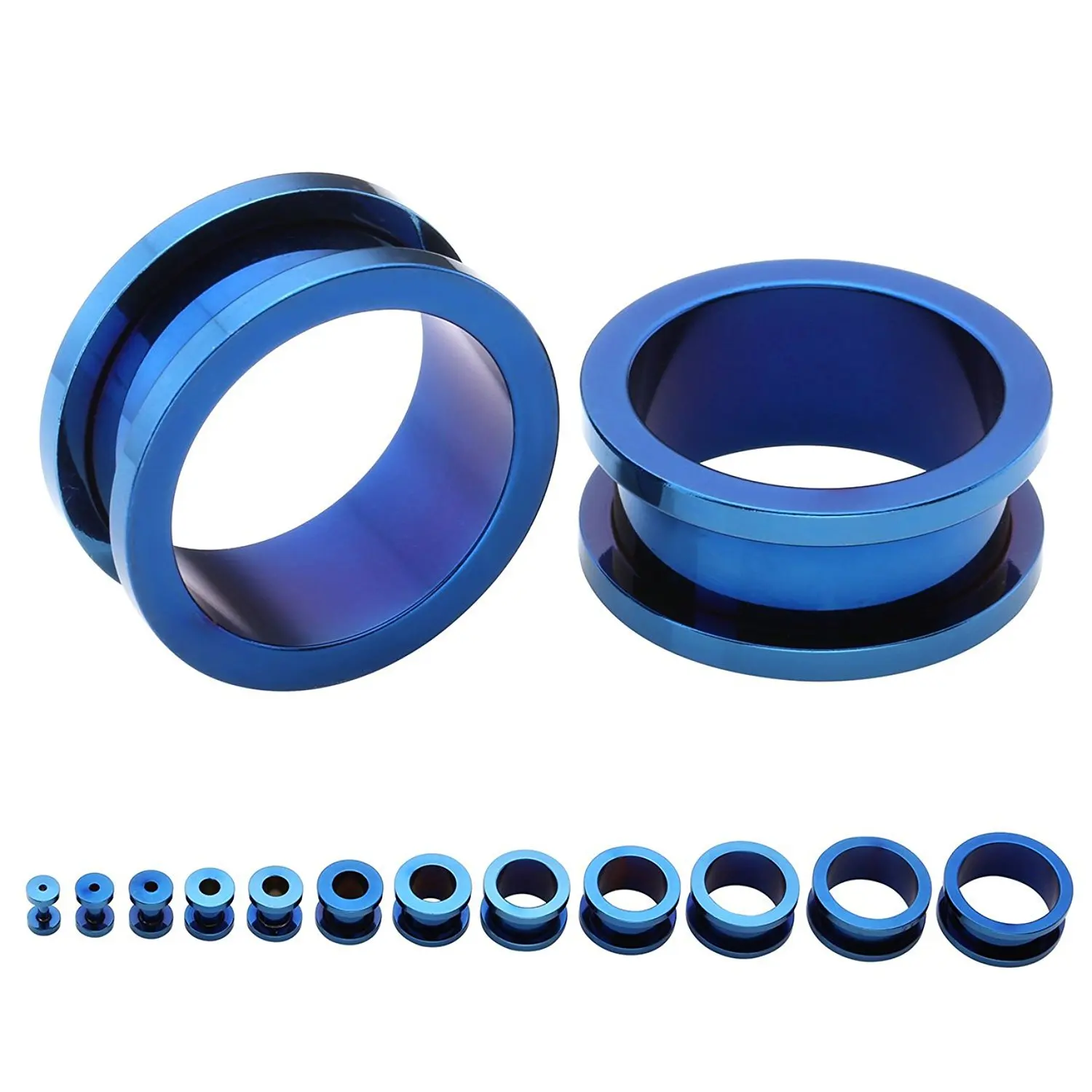 NUORO 2-30mm Flesh Tunnels Plugs Stretchers Spiral Ear Expander Jewelry For Women Men Stainless Steel Ear Plugs Tunnel Piercing