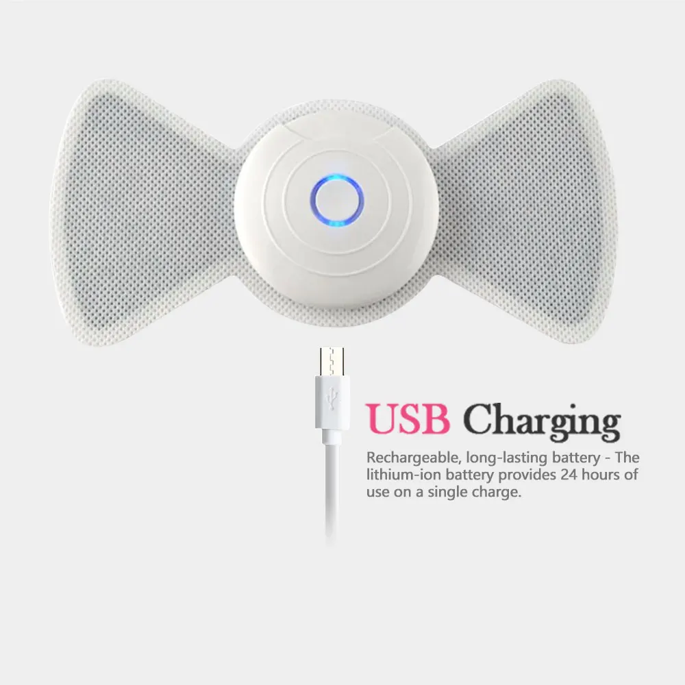 White black APP control tens unit electric wireless hand massager device from Sunmas