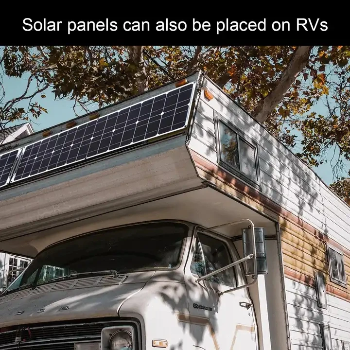 Wholesale Monocrystalline PV Thin Film Solar Panel 18V 50W 100W 180w 200w PET ETFE Semi Flexible Solar Panels For Boat RV Car