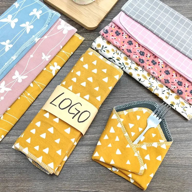 Factory Price Eco-Friendly Paperless Unbleached Cleaning Cloth Unpaper Towel Reusable For Kitchen