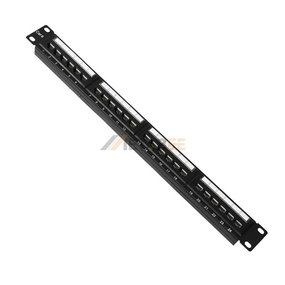 CAT6 UTP 24 Port Removable RJ45 Module Patch Panel