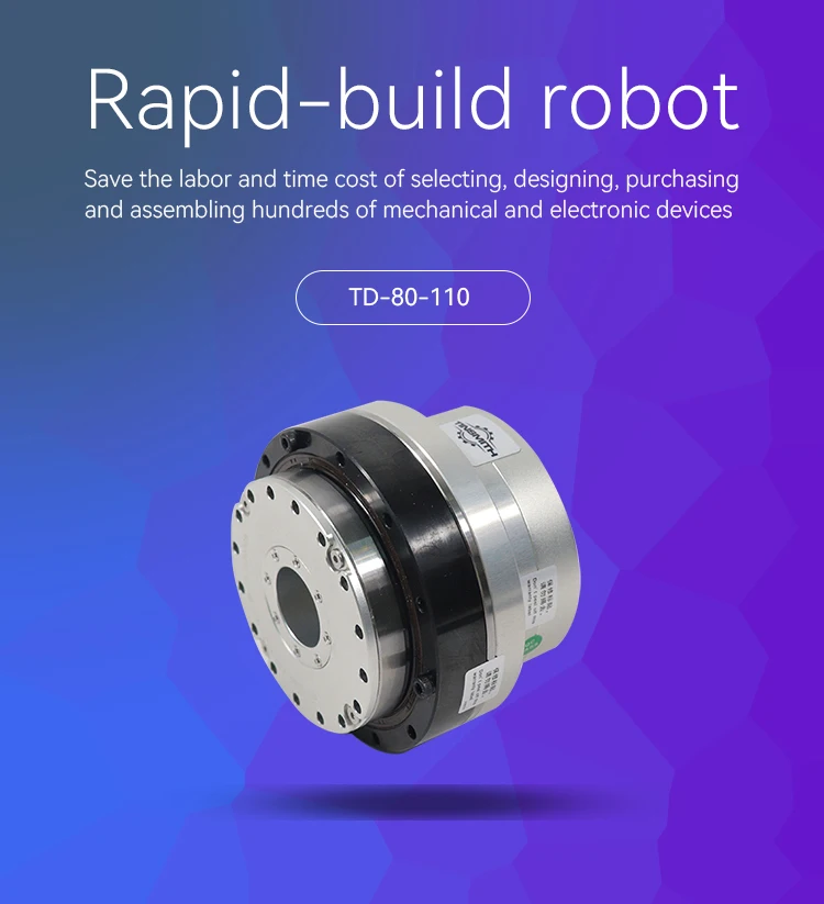 Brake Model 750W Robot Joint Motor bldc Driver Hollow Shaft Actuator Motor Suit for Rehabilitation Exoskeleton Robot