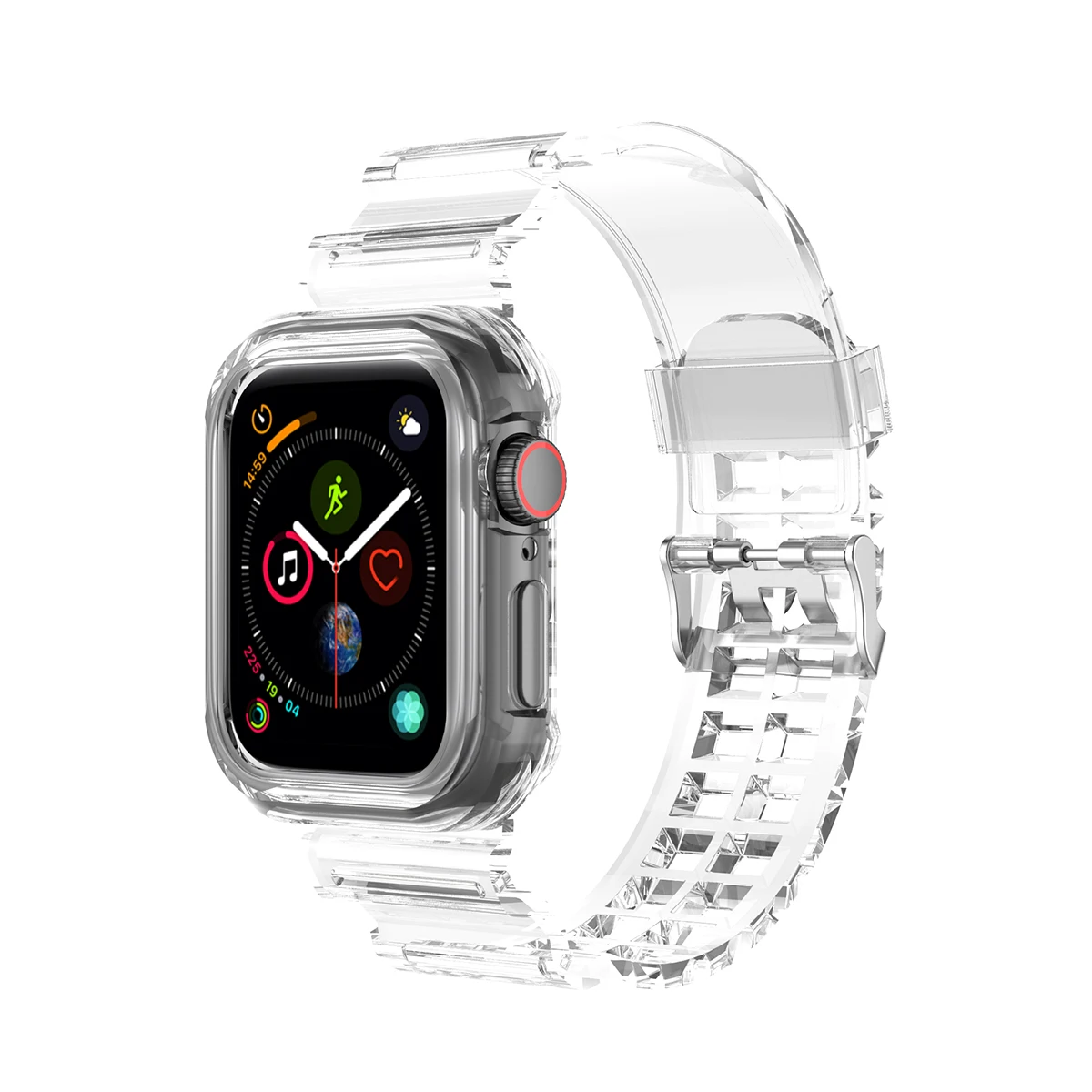 Ремешок с рамкой для Iwatch Series 6 5 4 3 мягкий ремешок из ТПУ часов Apple Watch