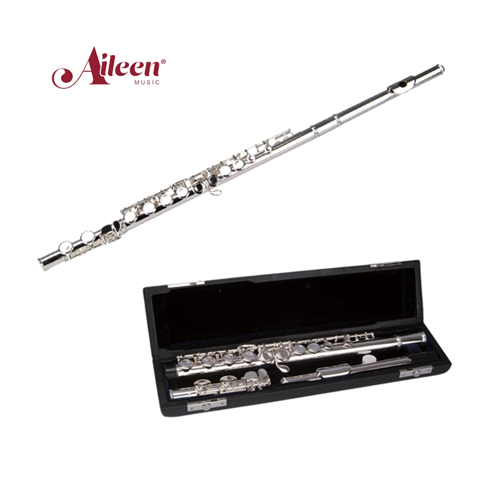 [WINZZ] Professional 16 Hole Silver Plated Best Student Flute (FL4011S)