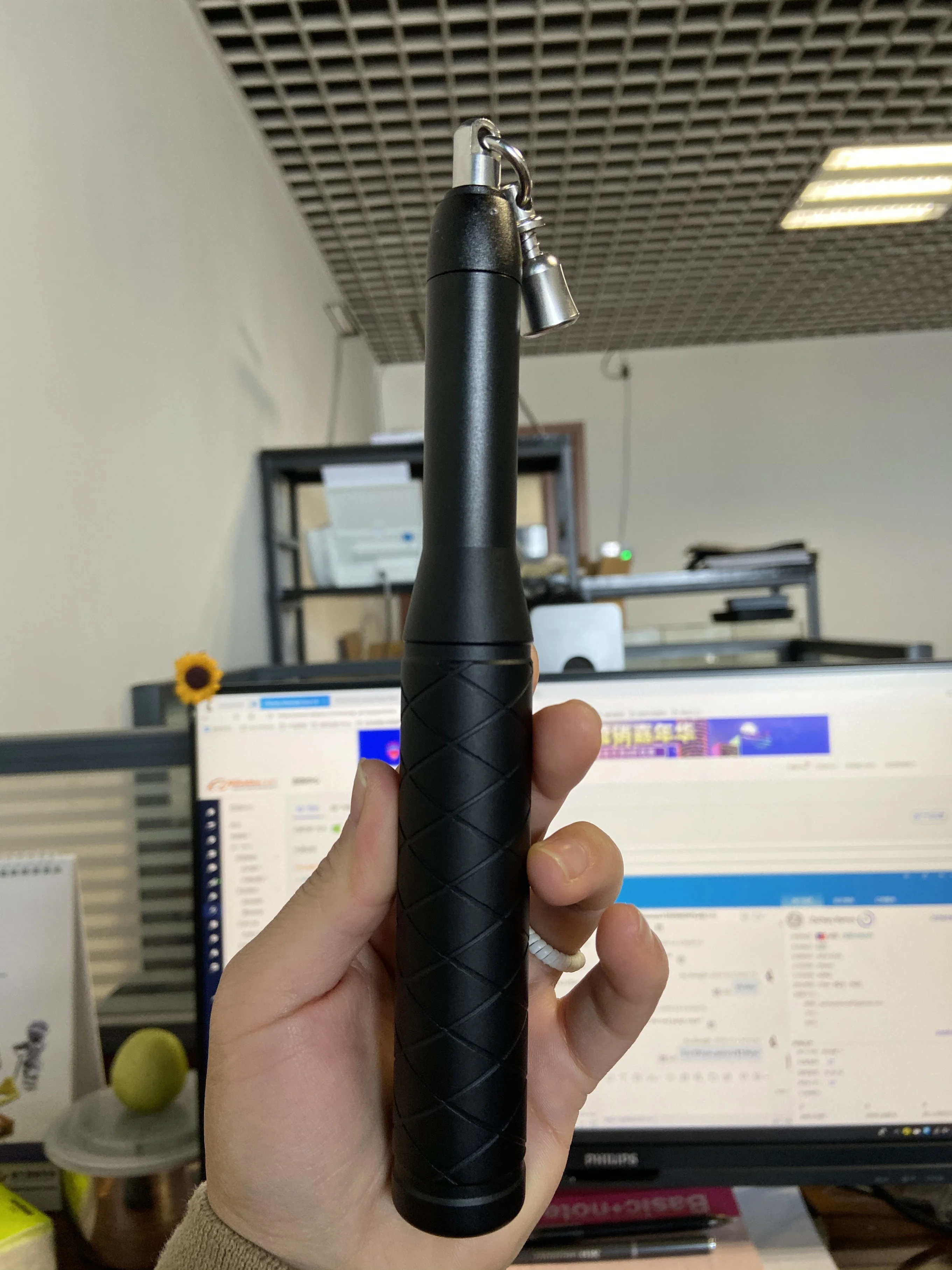 New Design Bead  Chinese Electric Interchangable Long Handle Pvc Jump Rope