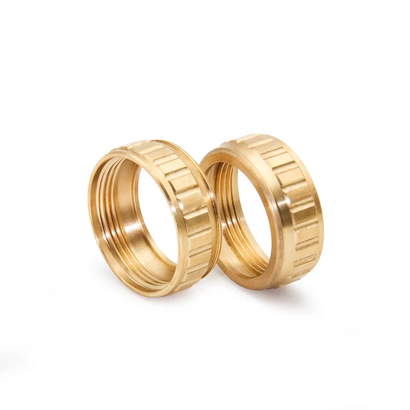 CNC Machining Hex Knurled Thumb Brass Knurling Insert Metal Round Custom Long Female Nuts