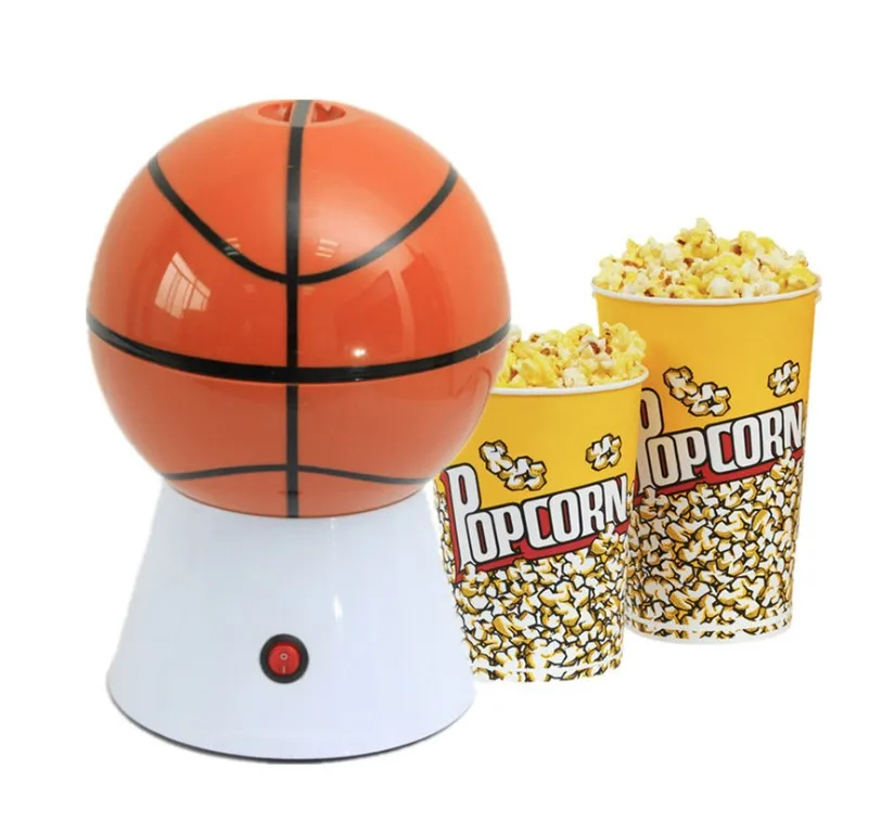 Hot air Popcorn Machine Snack Popcorn Maker Without Oil Preparation in the Shape of Ball