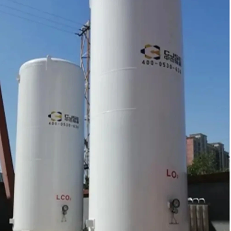Scrapped 15.8 cubic meter Lco2 carbon dioxide storage tank steel cylinder