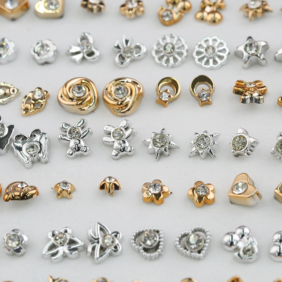Cartoon Fashion Fresh Creative Korean Animal Flower Geometric Shape Boxed Plastic Stud Earrings Earrings