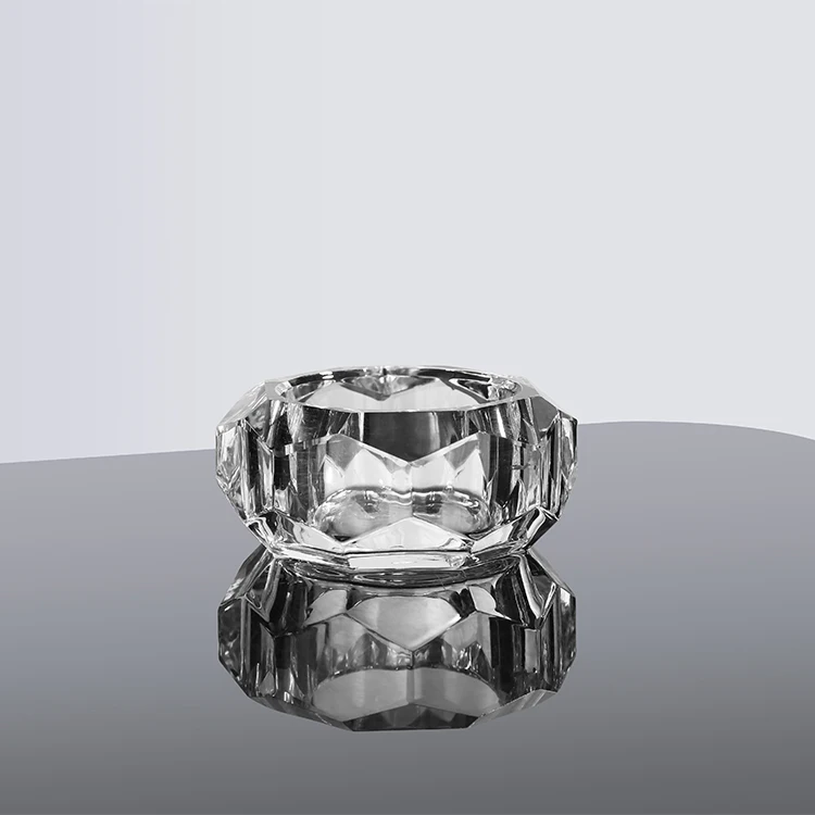 Hot Sale Transparent Clear Crystal Glass Box Jewelry Organizer Gift For Home Decoration