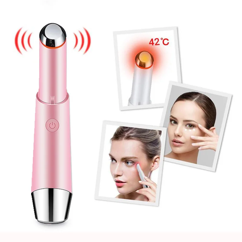 
Portable Beauty Product Eye Lifting Pen Mini Vibration Antiwrinkle Electric Eye Massager 