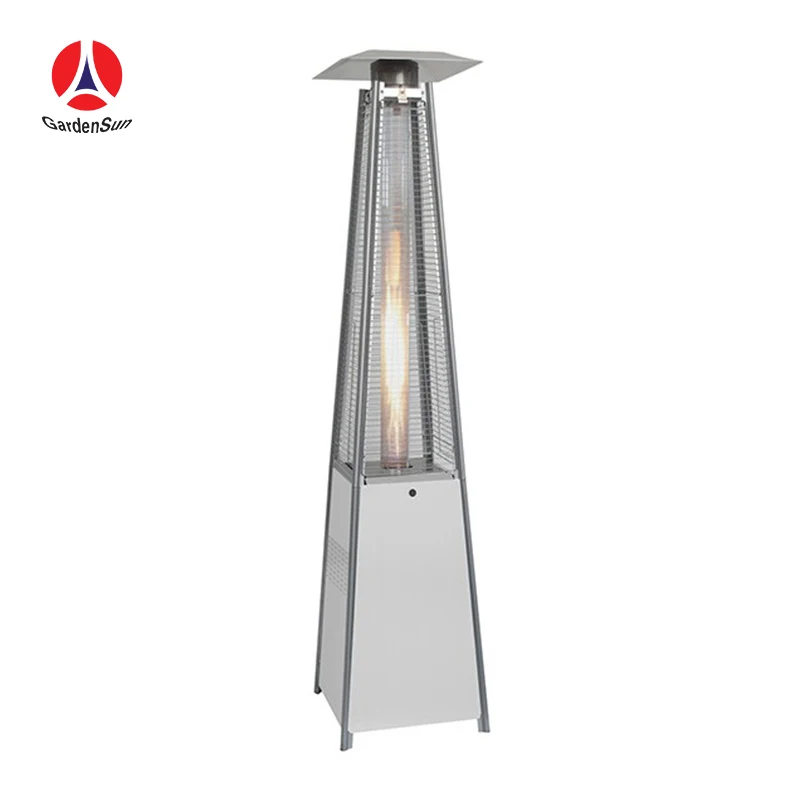 Gardensun Factory Hot Sale wood pellet pyramid gas patio heaters outdoor wood pellet