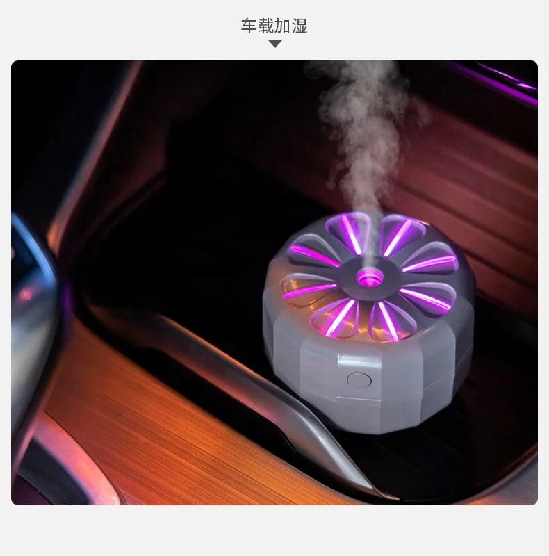 New Unique Innovative Products 2020 Plastic Bottle Portable Usb Mini Air Humidifier With LED Changing Color Light