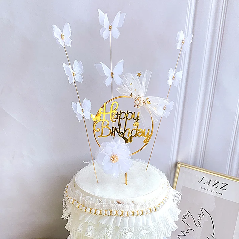 Custom Logo Acrylic Birthday Party Cake Topper Decorations