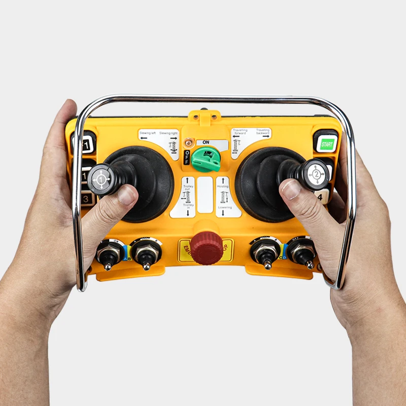 Industrial radio joystick remote control F24-60 for tower crane hoist crane remote control transmitter and receiver