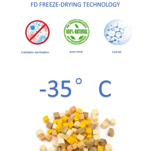 2024 New 100% Freeze-Dried Chicken Liver Pet Food Treats for Dogs and Cats Freeze-Dried Chicken Liver