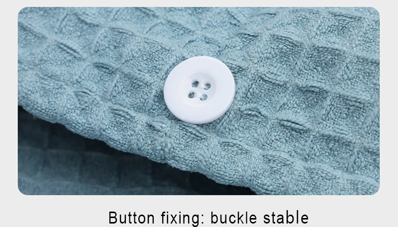 2022 Top selling high quality low MOQ big square waffle microfiber hair wrap towel