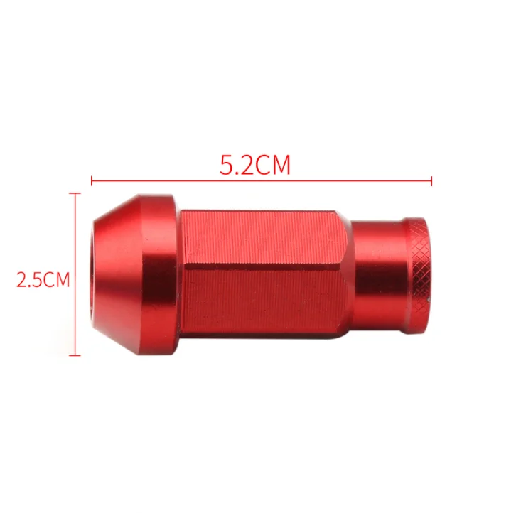 M12X1.25 удлиненный тюнер с открытым концом гайка для колес автомобиля