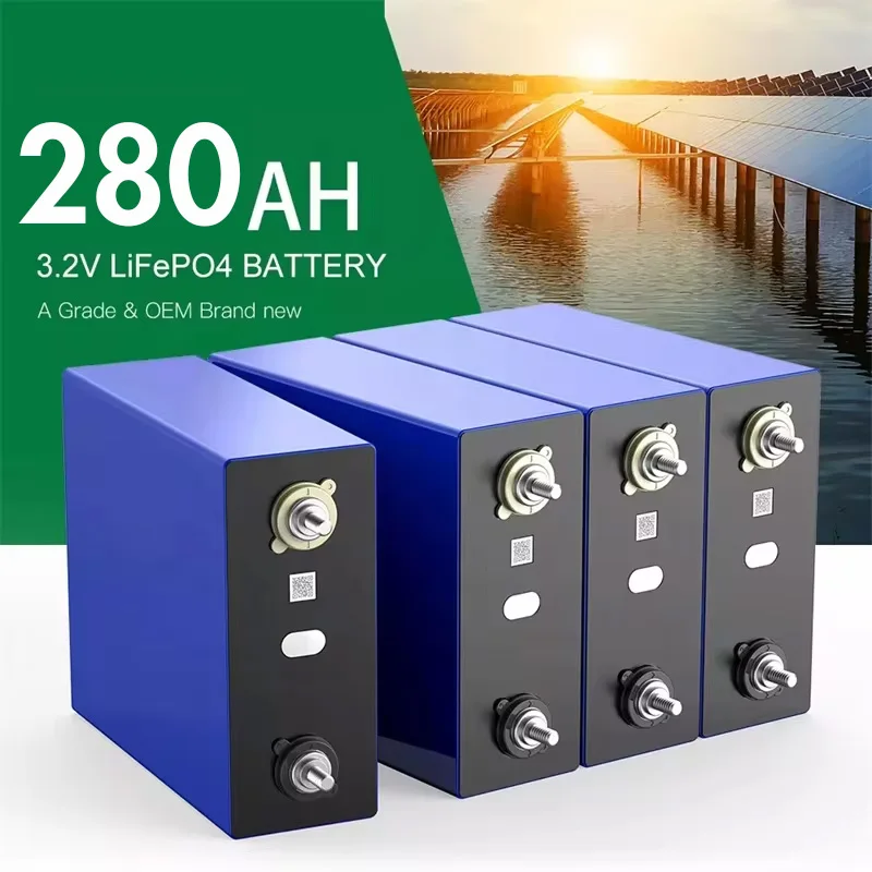 Factory Price EV 280AH lifepo4 lithium iron phosphate battery 3.2v home energy storage battery 280ah lifepo4 battery cell
