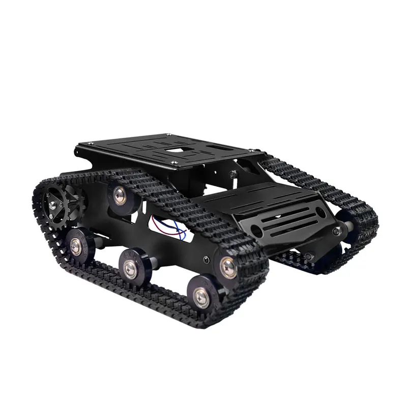 
rc chassis tank chassis Kit Full Aluminum Alloy Tank Mobile Platform with 2WD Motors for Arduino/Raspberry Pi Robot Projects 
