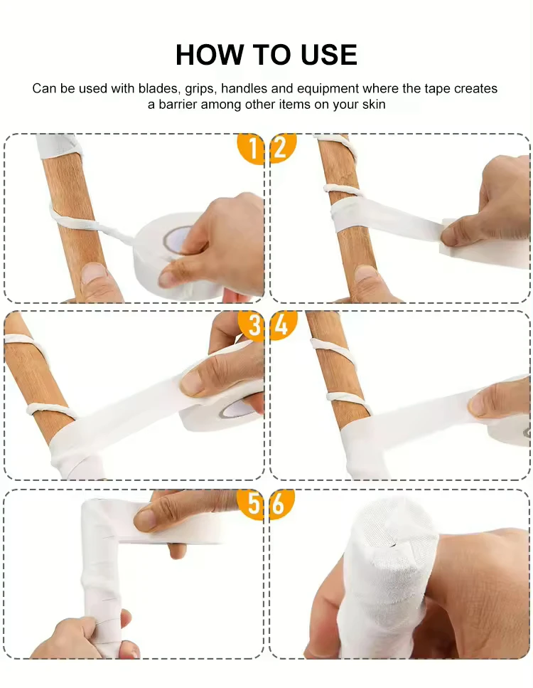 Custom Cotton Fabric Cloth Hockey Stick Tape for Ice Roller Hockey Stick, Blade Handle protector Hockey Tape