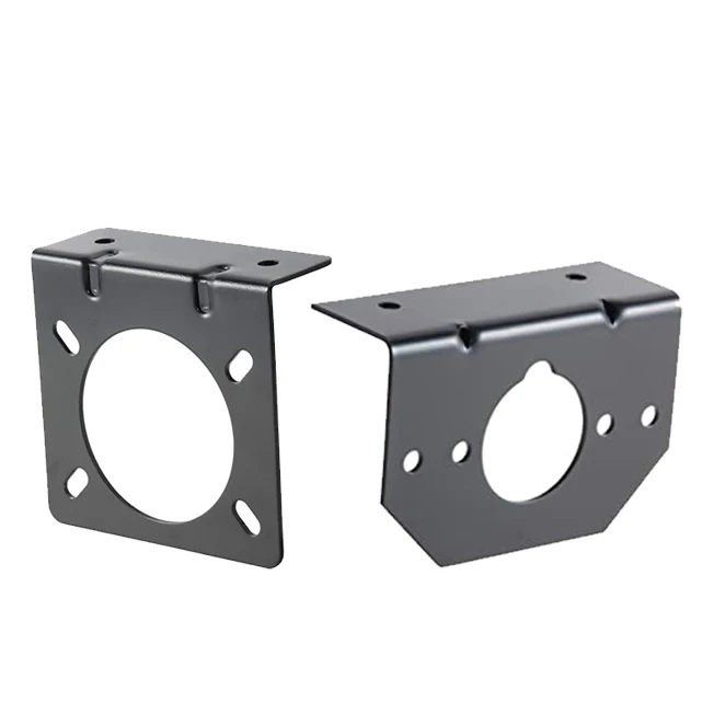 2022 US Type Metal Part Assembly Car Connector Socket Body Mounting Trailer Bracket For Socket