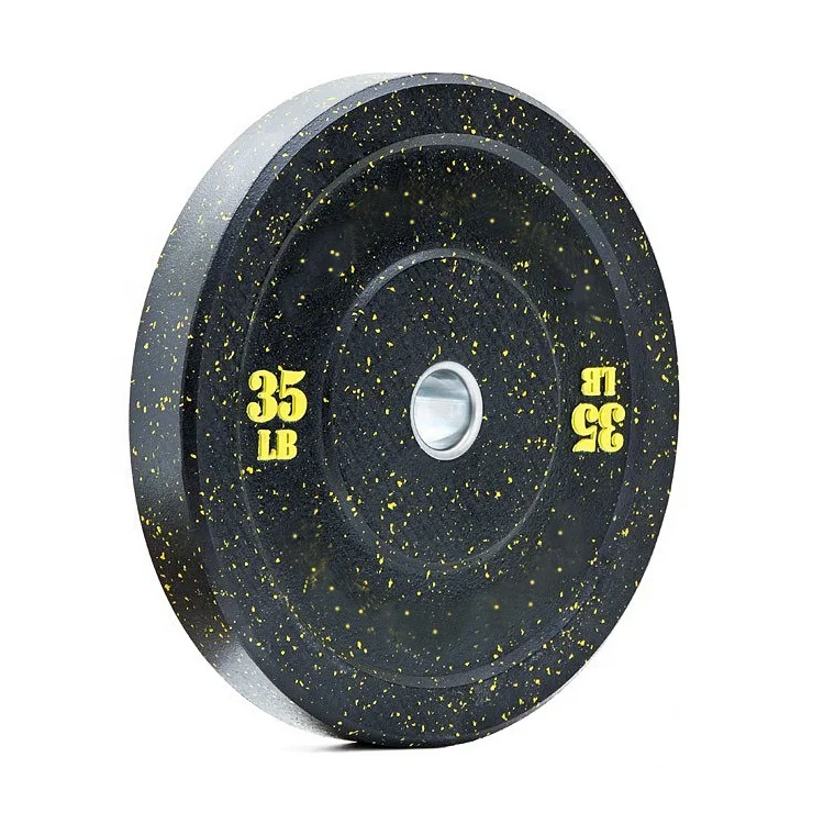 Hi-temp Colored Freeweight Bumper Plate For Weightlifting