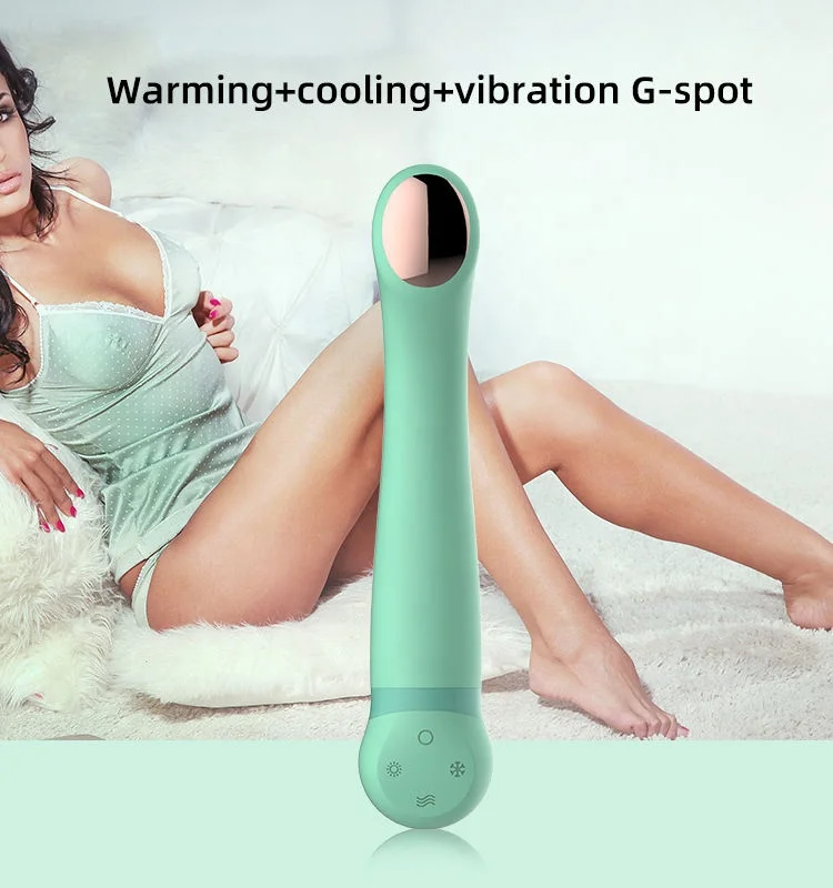 Adult Rechargeable Multi Speed Vibrator G Spot Dildo 7 Frequency Erotic Big Toy Heating and Cooling Rabbit G Spot Wand Massager