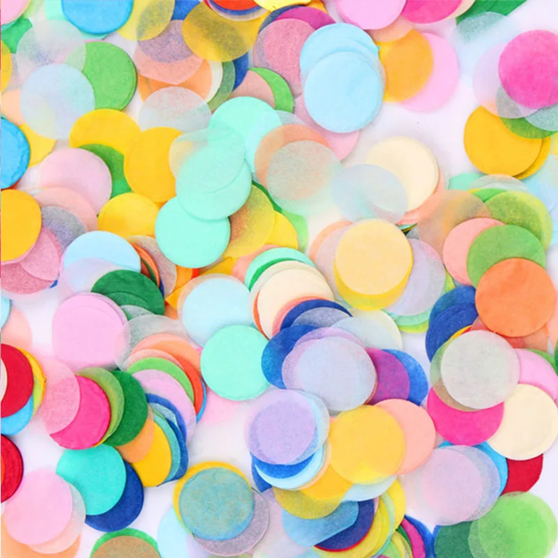 Colorful Confetti Balloons Bobo Ball Filler Wedding Hand Throwing Confetti