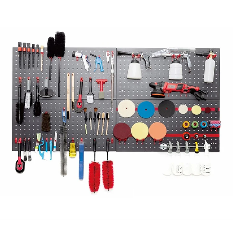 Anti-Drop Paint Auto Maintenance Tool Hanging Board Wall Control Pegboard Tool Organizer Peg Board