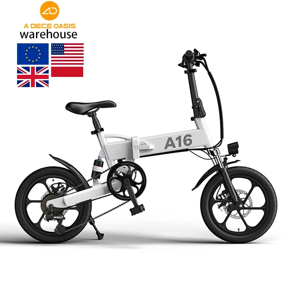 US warehouse A16 cheap folding mountain electric e bikes bicycle ADO ebike electric mountain fat city bike fast motor road bike