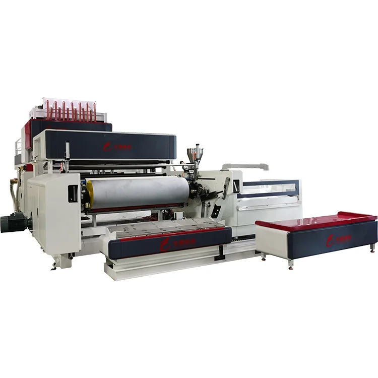 FLY1500 pe wrapping food film High Speed 3 Layer Co- line machine for PE Stretch Film Machine