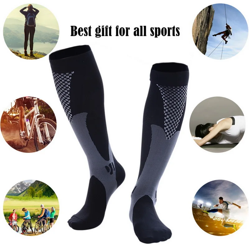 Sport Socks Medical Compression 20-30 MmHg Nursing Performance for Varicose