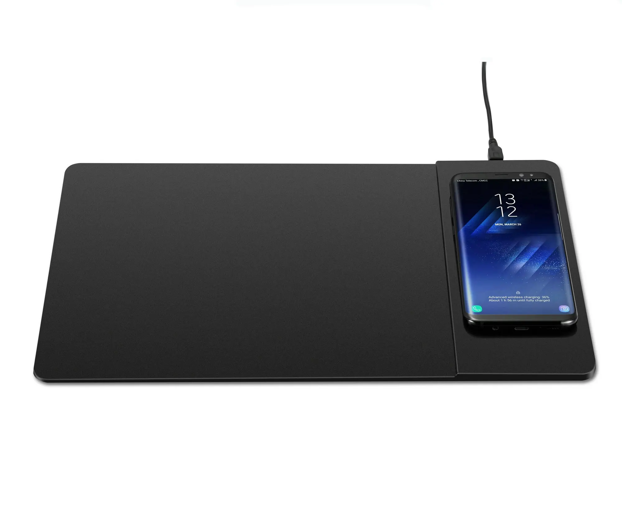 Лидер продаж на amazon, мобильное Быстрое беспроводное зарядное устройство 4 в 1, высококачественный полиуретановый коврик для мыши 15 Вт, быстрая зарядка