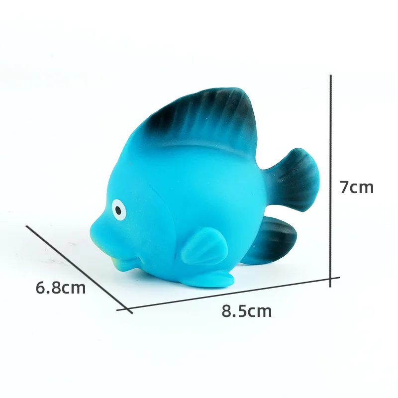 Animal Fish Shape Bath Toys Floating Rubber Toys For Baby Swimming Funny Toy