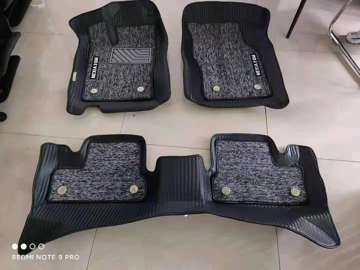 Car Accessories NEXIA 2 3 Lacetti GM Uzbekistan Hot Selling Double Layer With Coil Mat 5D Car Floor Mat EVA Car Mats