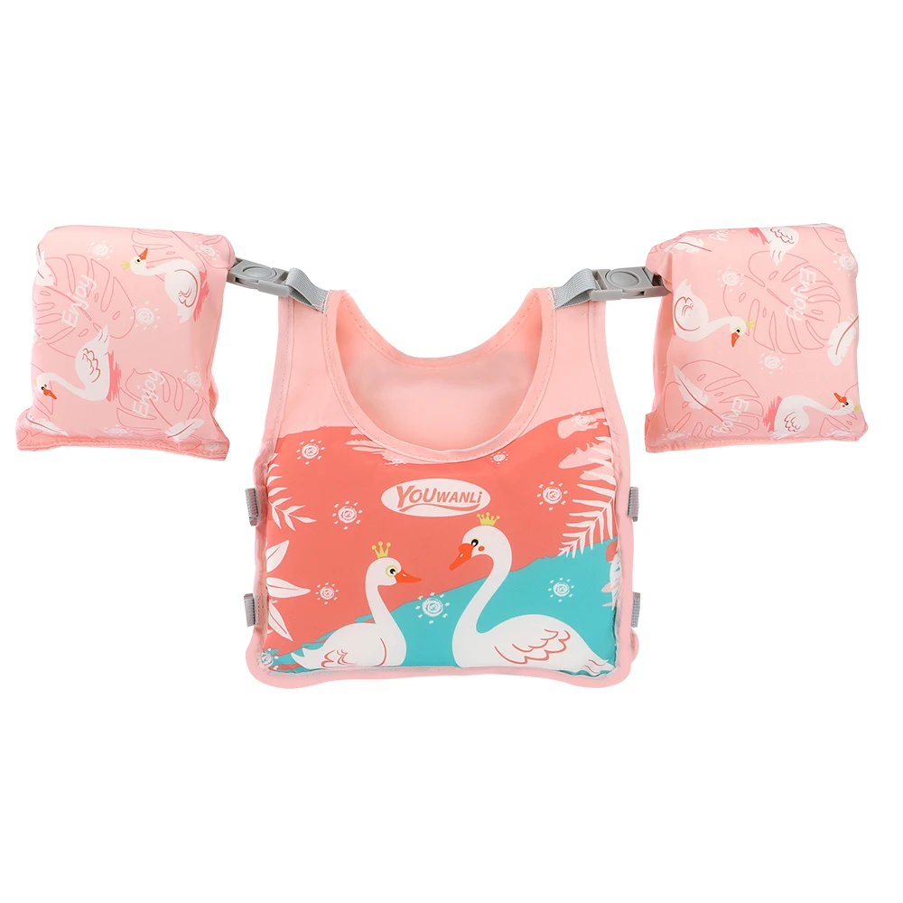 Non-inflatable Baby Swimming Safely Jumper Detachable Button Fission Use Swim Equipment Arm Float Life Vest Water For Kids